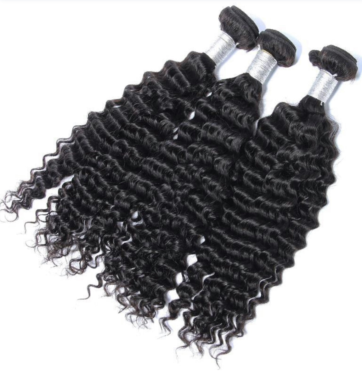 3 Bundle Deal - Deep Curl Human Hair
